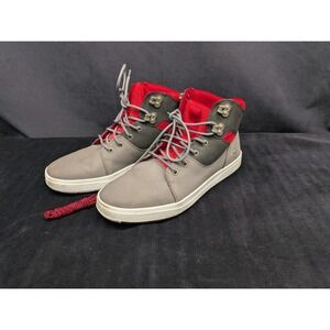 Timberland ReBotl Boots Gray Charcole Red Men's 10